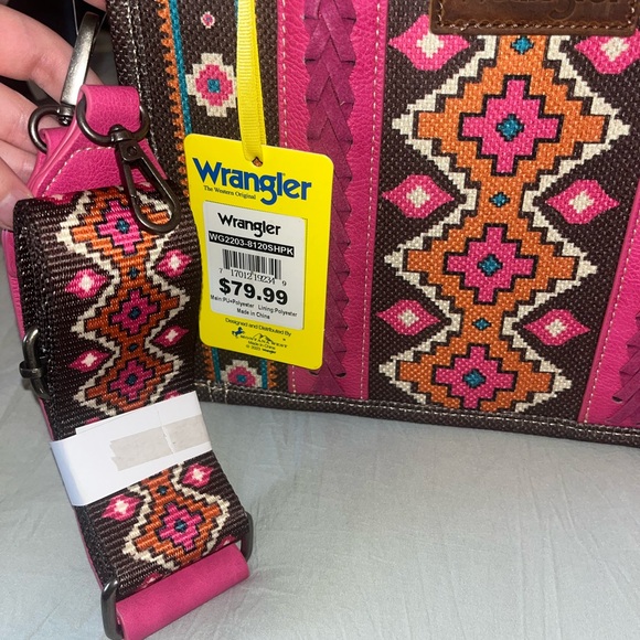 Wrangler crossbody canvas mini tote bag - Picture 5 of 6